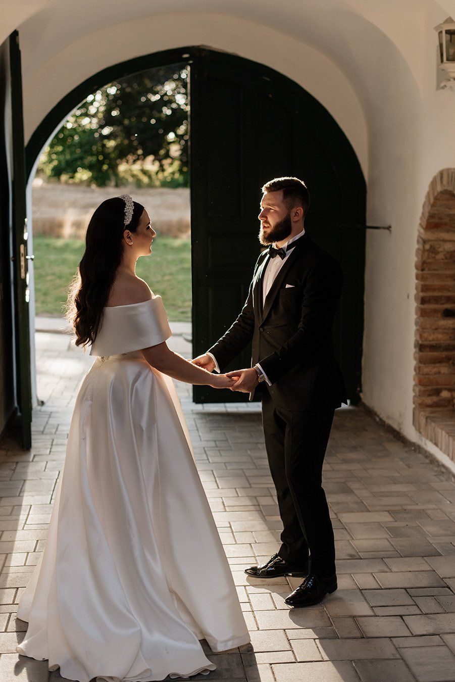 Villa Dom Carli w wieczornym świetle